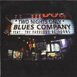 BLUES COMPANY TWO NIGHTS ONLY Фирменный CD 