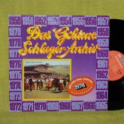 VARIOUS DAS GOLDENE SCHLAGER - ARCHIV  1974 Виниловая пластинка 