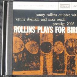 SONNY ROLLINS QUINTET ROLLINS PLAYS FOR BIRD Фирменный CD 