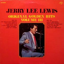 JERRY LEE LEWIS Original Golden Hits Volume III Виниловая пластинка 