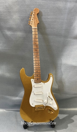 Мини-гитара Fender Stratocaster Gold