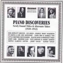 VARIOUS Piano Discoveries - Newly Found Titles & Alternate Takes (1928-1943) Фирменный CD 