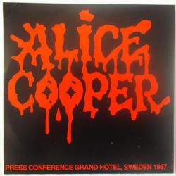 ALICE COOPER PRESS CONFERENCE GRAND HOTEL, SWEDEN 1987 Виниловая пластинка 
