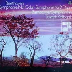 BEETHOVEN Symphonie Nr.1 C-Dur - Symphonie Nr.2 D-Dur Виниловая пластинка 