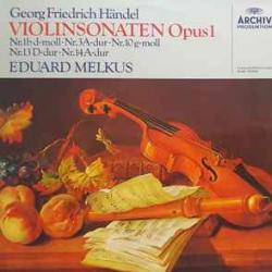 HANDEL Violinsonaten Opus1 Виниловая пластинка 