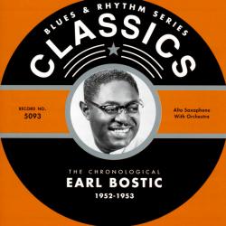 EARL BOSTIC 1952-1953 Фирменный CD 