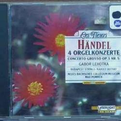HANDEL 4 Organ Concertos - Concerto Grosso Фирменный CD 