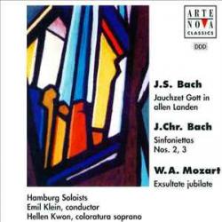 BACH   MOZART Jauchzet Gott In Allen Landen ; Sinfoniettas Nos. 2, 3 ; Exsultate, Jubilate Фирменный CD 