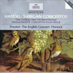 HANDEL 5 Organ Concertos "The Cuckoo And The Nightingale" Фирменный CD 