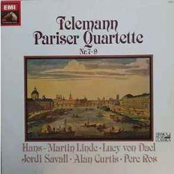 TELEMANN Telemann Pariser Quartette Nr. 7-9 Виниловая пластинка 