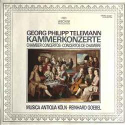TELEMANN Kammerkonzerte / Chamber Concertos / Concertos De Chambre Виниловая пластинка 
