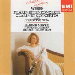 WEBER Klarinettenkonzerte · Clarinet Concertos Nos. 1 & 2 / Concertino Op. 26 Фирменный CD 