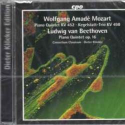 MOZART Piano Quintet KV 452 . Kegelstatt-Trio KV 498 . Piano Quintet Op. 16 Фирменный CD 