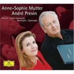 ANNE-SOPHIE MUTTER   ANDRE PREVIN Previn • Violin Concerto / Bernstein • Serenade Фирменный CD 