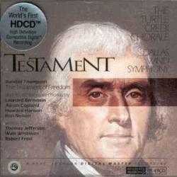 TURTLE CREEK CHORALE Testament - American Music For Male Chorus And Band Фирменный CD 