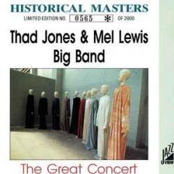 THAD JONES & MEL LEWIS BIG BAND THE GREAT CONCERT Фирменный CD 