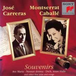 JOSE CARRERAS   MONTSERRAT CABALLE SOUVENIRS Фирменный CD 
