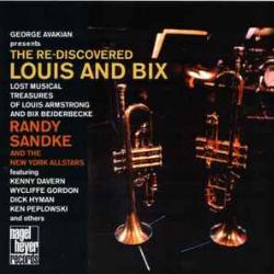RANDY SANDKE AND THE NEW YORK ALLSTARS The Re-discovered Louis And Bix Фирменный CD 