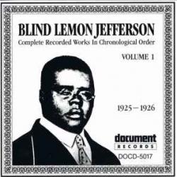 BLIND LEMON JEFFERSON Complete Recorded Works In Chronological Order: Volume 1 (1925-1926) Фирменный CD 