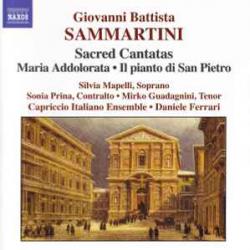 SAMMARTINI Sacred Cantatas (Maria Addolorata • Il Pianto Di San Pietro) Фирменный CD 