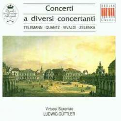 VIRTUOSI SAXONIAE   LUDWIG GUTTLER Concerti A Diversi Concertanti Фирменный CD 