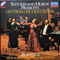Sutherland   Horne  Pavarotti Live From Lincoln Center LP-BOX 