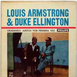 LOUIS ARMSTRONG & DUKE ELLINGTON Grabando Juntos Por Primera Vez Виниловая пластинка 
