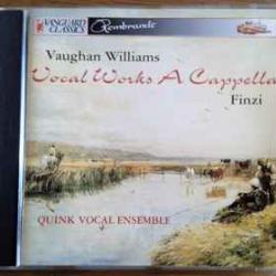 RALPH VAUGHAN WILLIAMS Vocal Works A Cappella Фирменный CD 