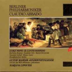 BERLINER PHILHARMONIKER   CLAUDIO ABBADO Nono - Il Canto Sospeso / Mahler - Kindertotenlieder Фирменный CD 