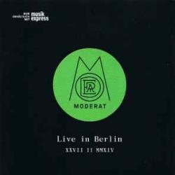 MODERAT Live In Berlin XXVII II MMXIV Фирменный CD 