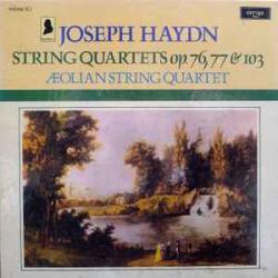 HAYDN String Quartets Op. 76, 77 & 103 LP-BOX 