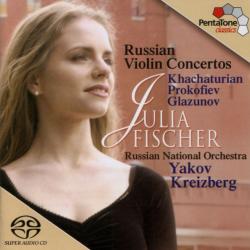 JULIA FISCHER Russian Violin Concertos Фирменный CD 
