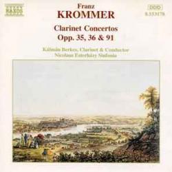 KROMMER Clarinet Concertos Opp. 35, 36 & 91 Фирменный CD 