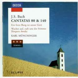 BACH Cantatas No. 80 "Ein' Feste Burg Ist Unser Gott" / No. 140 "Wachet Auf, Ruft Uns Die Stimme" Фирменный CD 