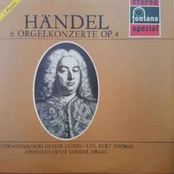 HANDEL 6 Orgelkonzerte Op.4 Виниловая пластинка 