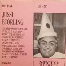 JUSSI BJORLING RECITAL, 1941-1951 Фирменный CD 