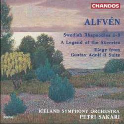 ALFVEN Swedish Rhapsodies 1-3 - A Legend Of The Skerries - Elegy From Gustav Adolf II Suite Фирменный CD 