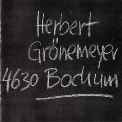 Herbert Grönemeyer 4630 Bochum Фирменный CD 