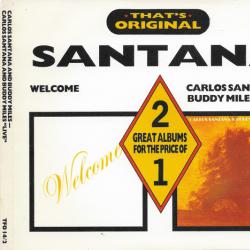 SANTANA   BUDDY MILES Welcome / Carlos Santana & Buddy Miles "Live" Фирменный CD 