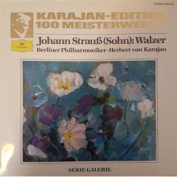 Berliner Philharmoniker, Herbert Von Karajan Karajan-Edition 100 Meisterwerke - Johann Strauss (Sohn): Walzer Виниловая пластинка 