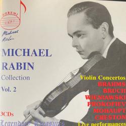 MICHAEL RABIN Collection Vol.2 . Violin Concertos (Live Performances) Фирменный CD 