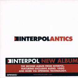 INTERPOL Antics Фирменный CD 