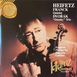 HEIFETZ FRANCK DVORAK - Quintet / "Dumky" Trio Фирменный CD 