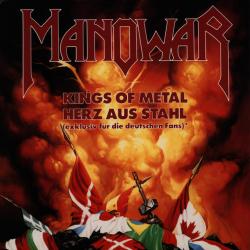 MANOWAR Kings Of Metal / Herz Aus Stahl Виниловая пластинка 