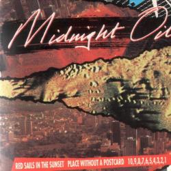 MIDNIGHT OIL Red Sails In The Sunset / Place Without A Postcard / 10, 9, 8, 7, 6, 5, 4, 3, 2, 1 Фирменный CD 