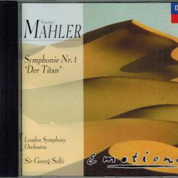 MAHLER Symphonie Nr. 1 "Der Titan" Фирменный CD 