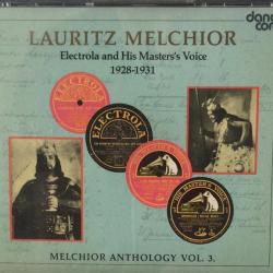 LAURITZ MELCHOIR ELECTROLA AND HIS MASTER'S VOICE Фирменный CD 
