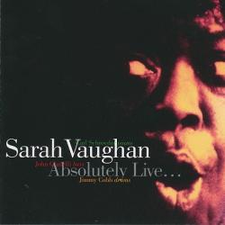 SARAH VAUGHAN ABSOLUTELY LIVE... Фирменный CD 