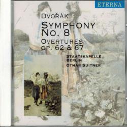 DVORAK Symphony No. 8 / Overtures Op. 62 & 67 Фирменный CD DVORAK Symphony No. 8 / Overtures Op. 62 & 67 Фирменный CD