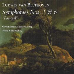 BEETHOVEN Symphonies Nos. 1 & 6 "Pastoral" Фирменный CD 